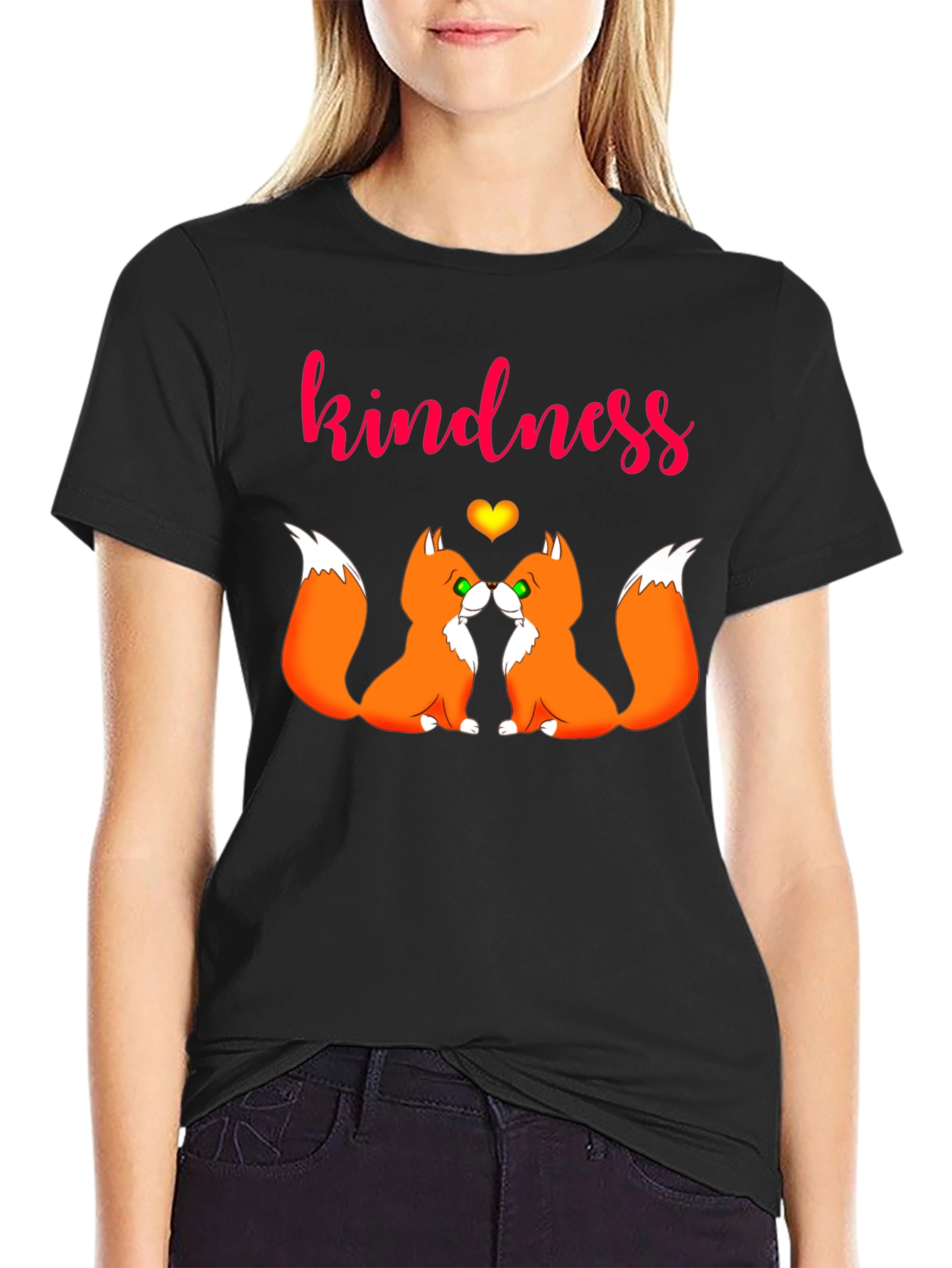 Kindness Foxes Graphic Tee