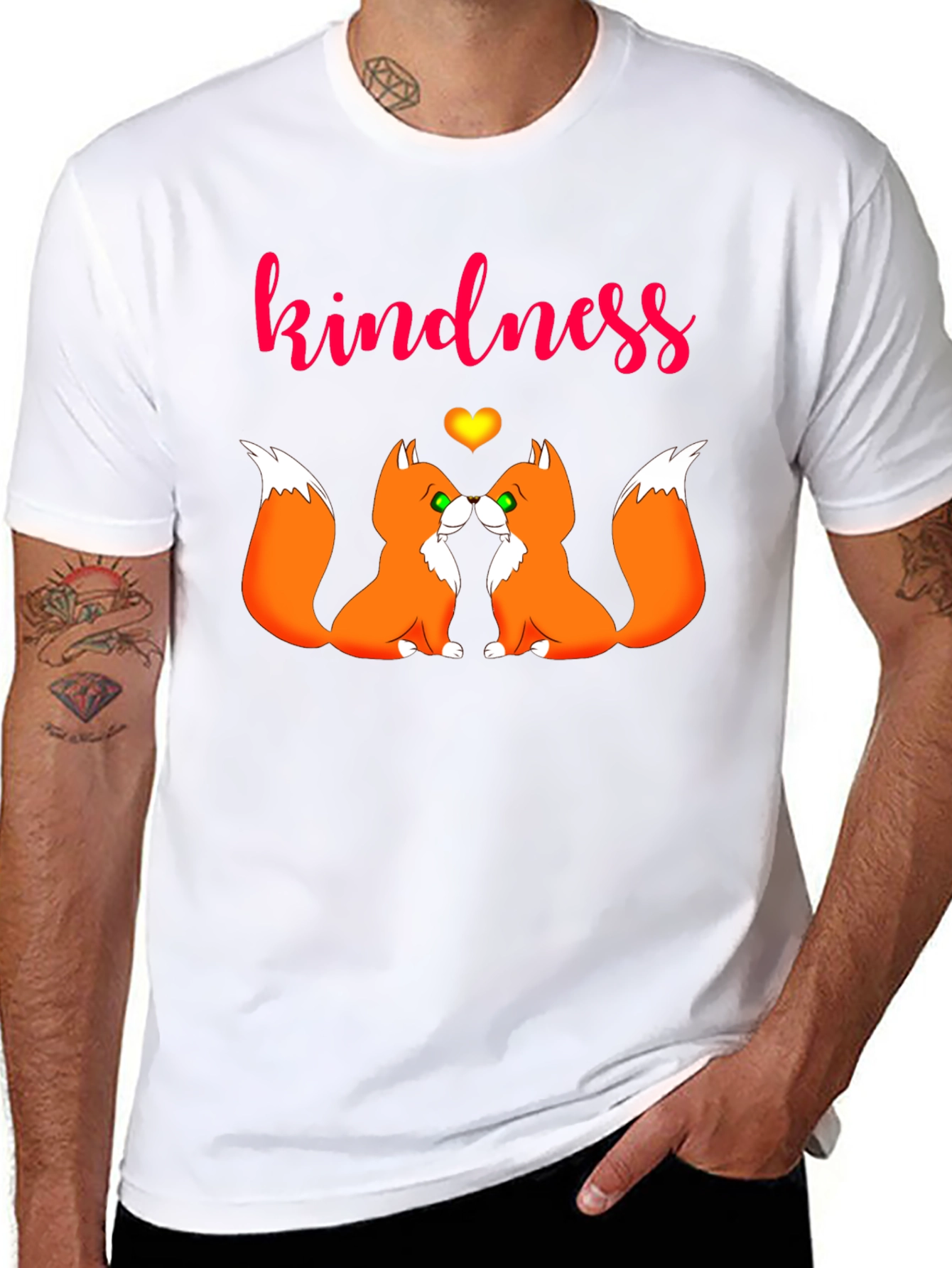 Kindness Foxes Graphic Tee