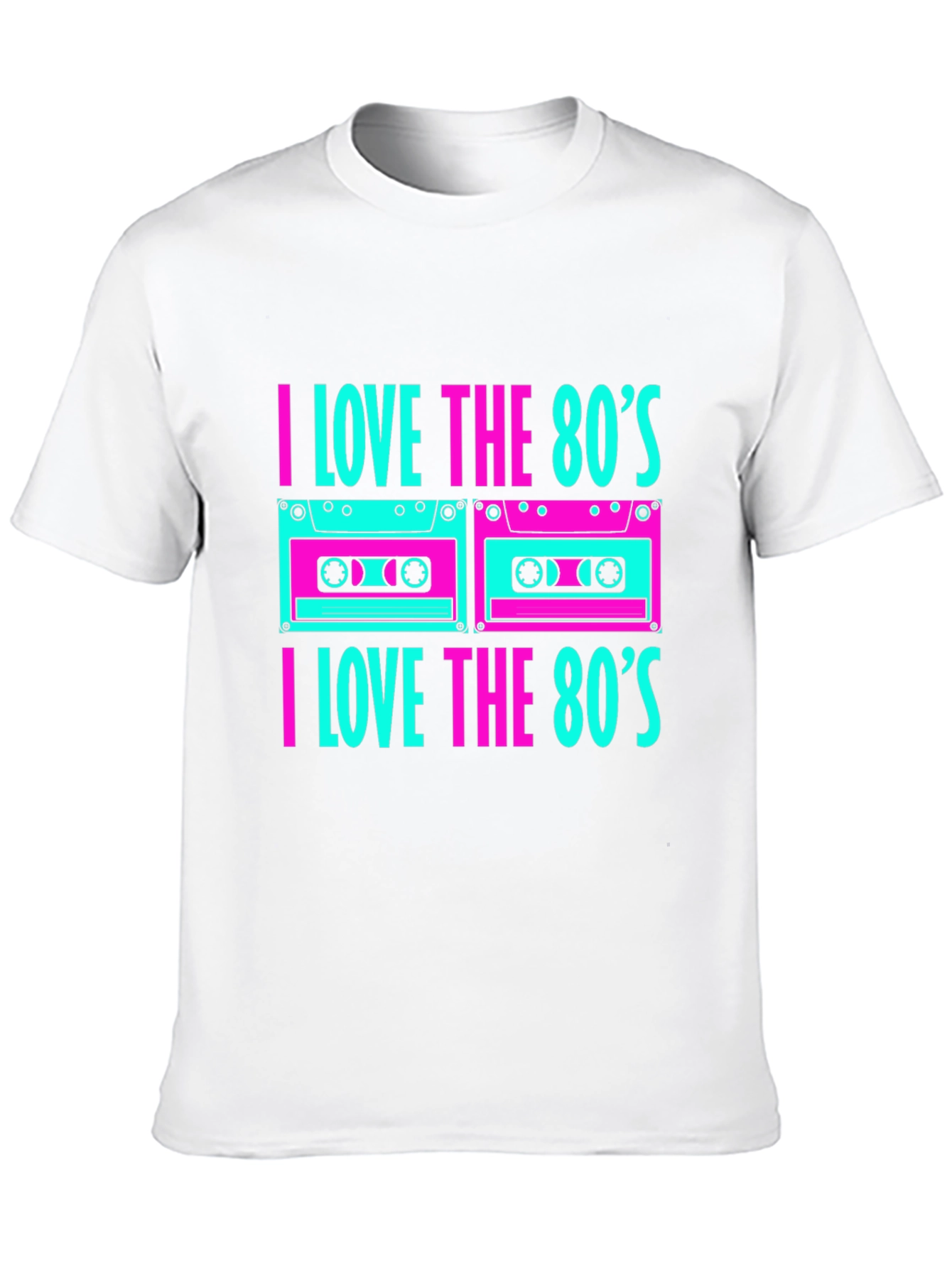 I Love the 80s Cassette Tape Graphic T-Shirt