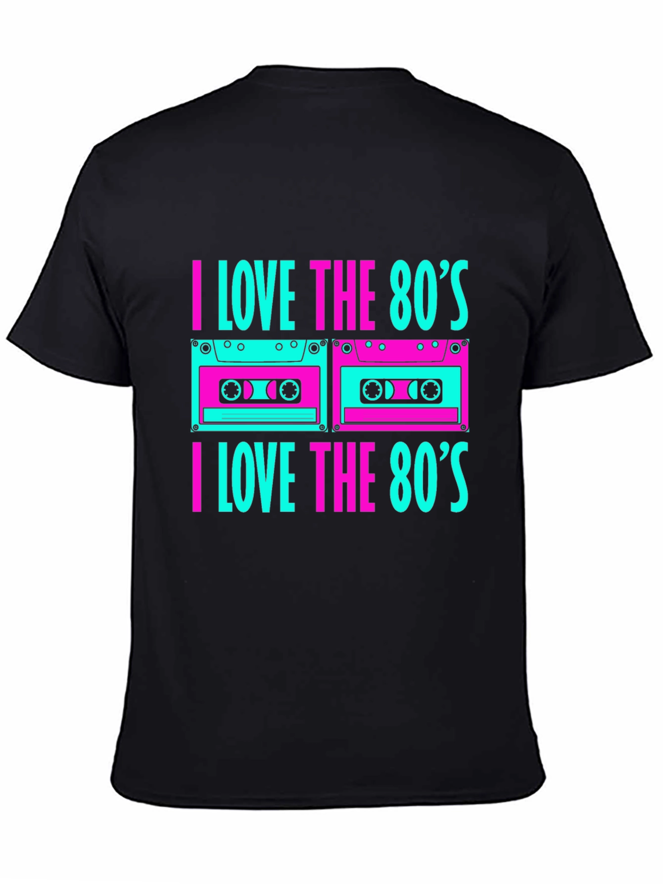 I Love the 80s Cassette Tape Graphic T-Shirt