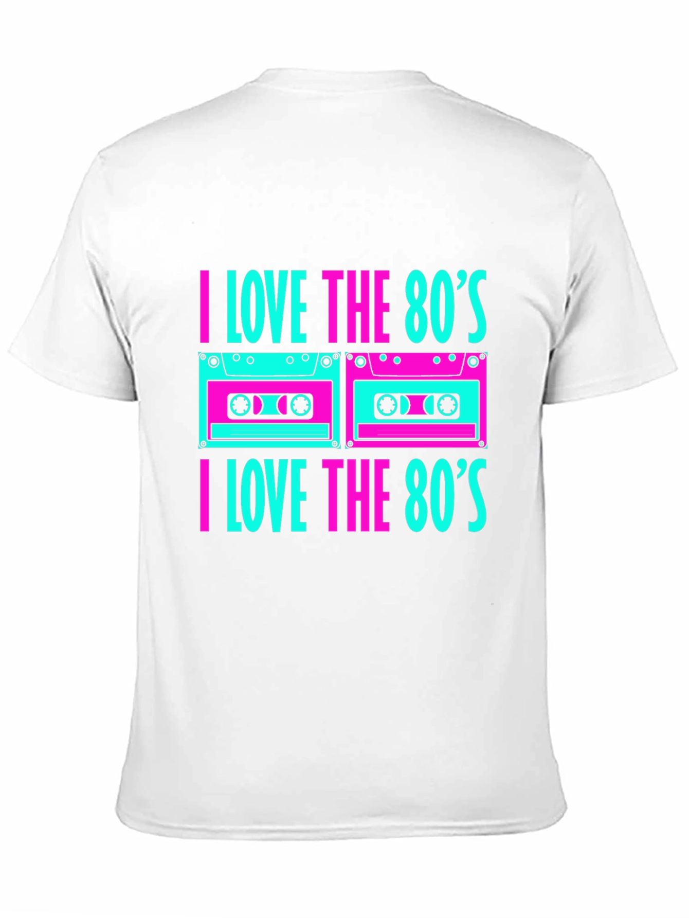 I Love the 80s Cassette Tape Graphic T-Shirt