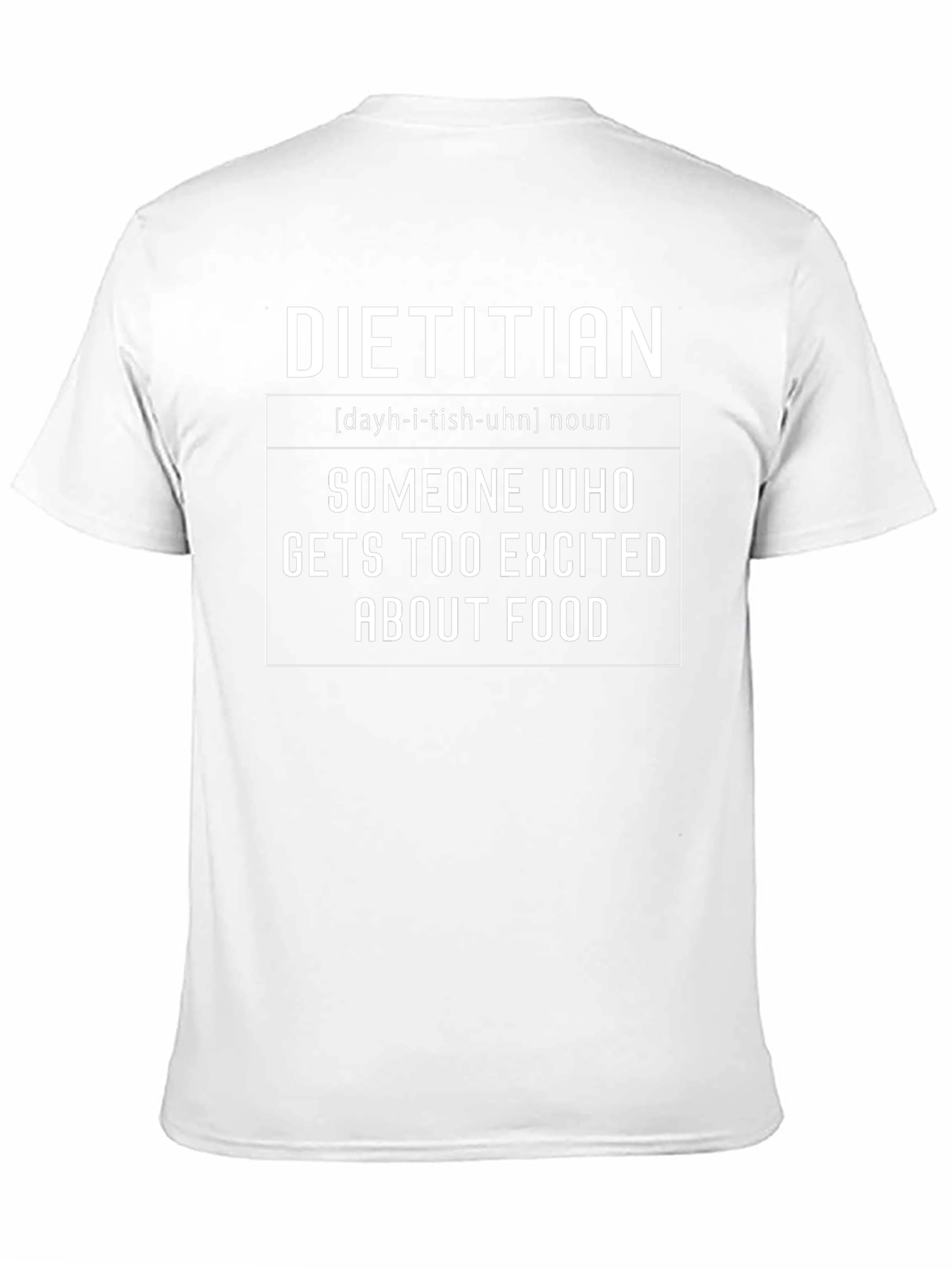 Dietitian Definition T-Shirt - Food Lover