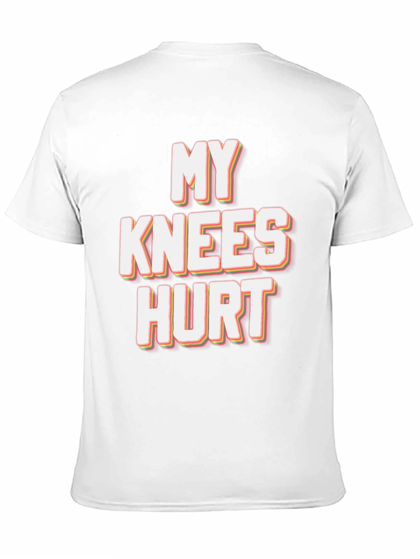 My Knees Hurt Graphic Tee - Funny T-Shirt