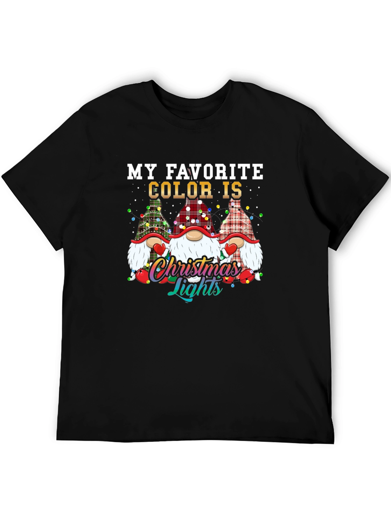 Christmas Lights Gnomes T-Shirt
