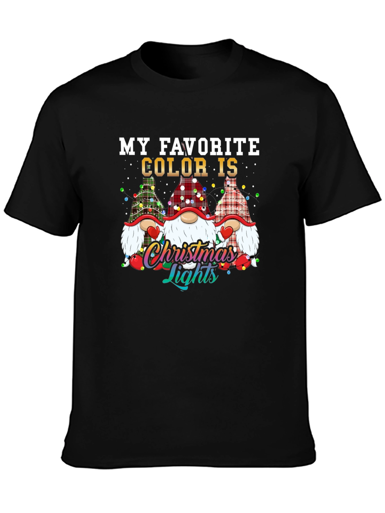 Christmas Lights Gnomes T-Shirt