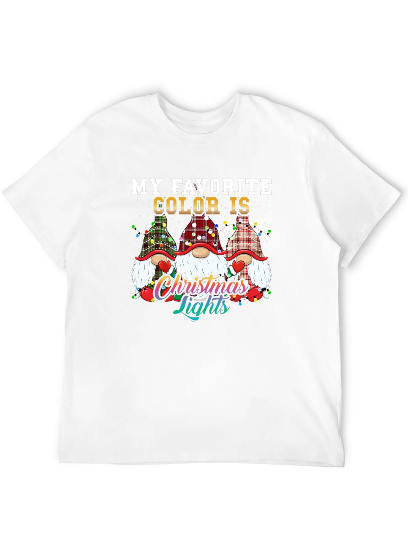 Christmas Lights Gnomes T-Shirt