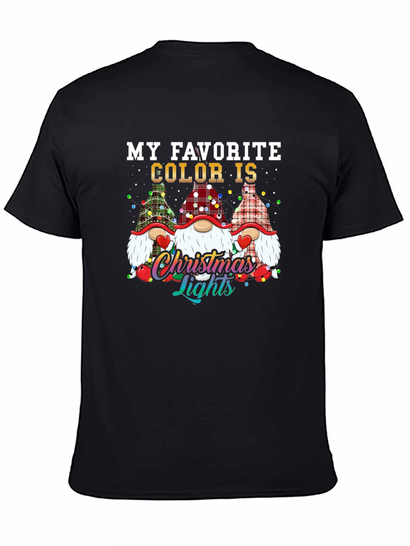 Christmas Lights Gnomes T-Shirt