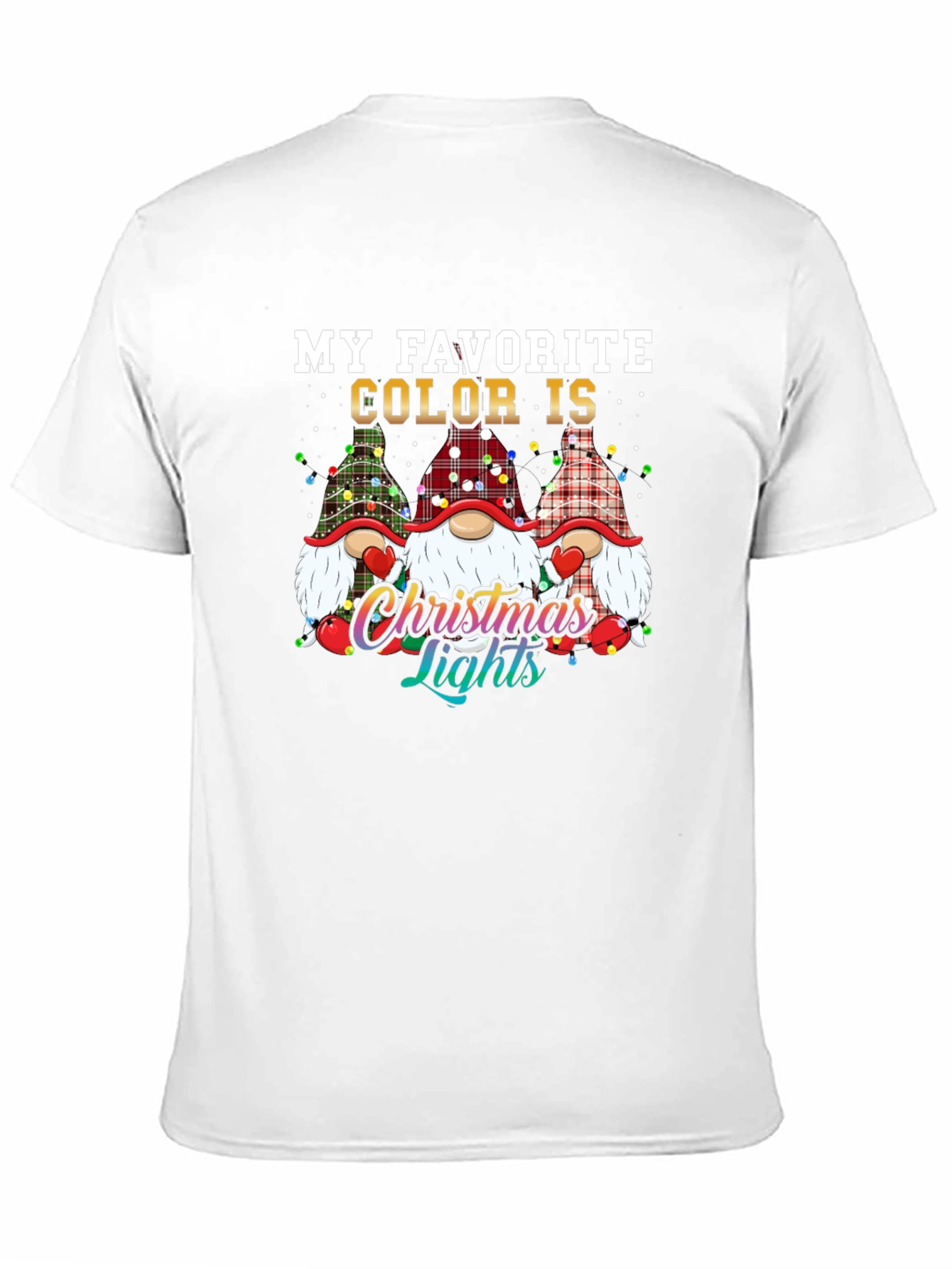 Christmas Lights Gnomes T-Shirt