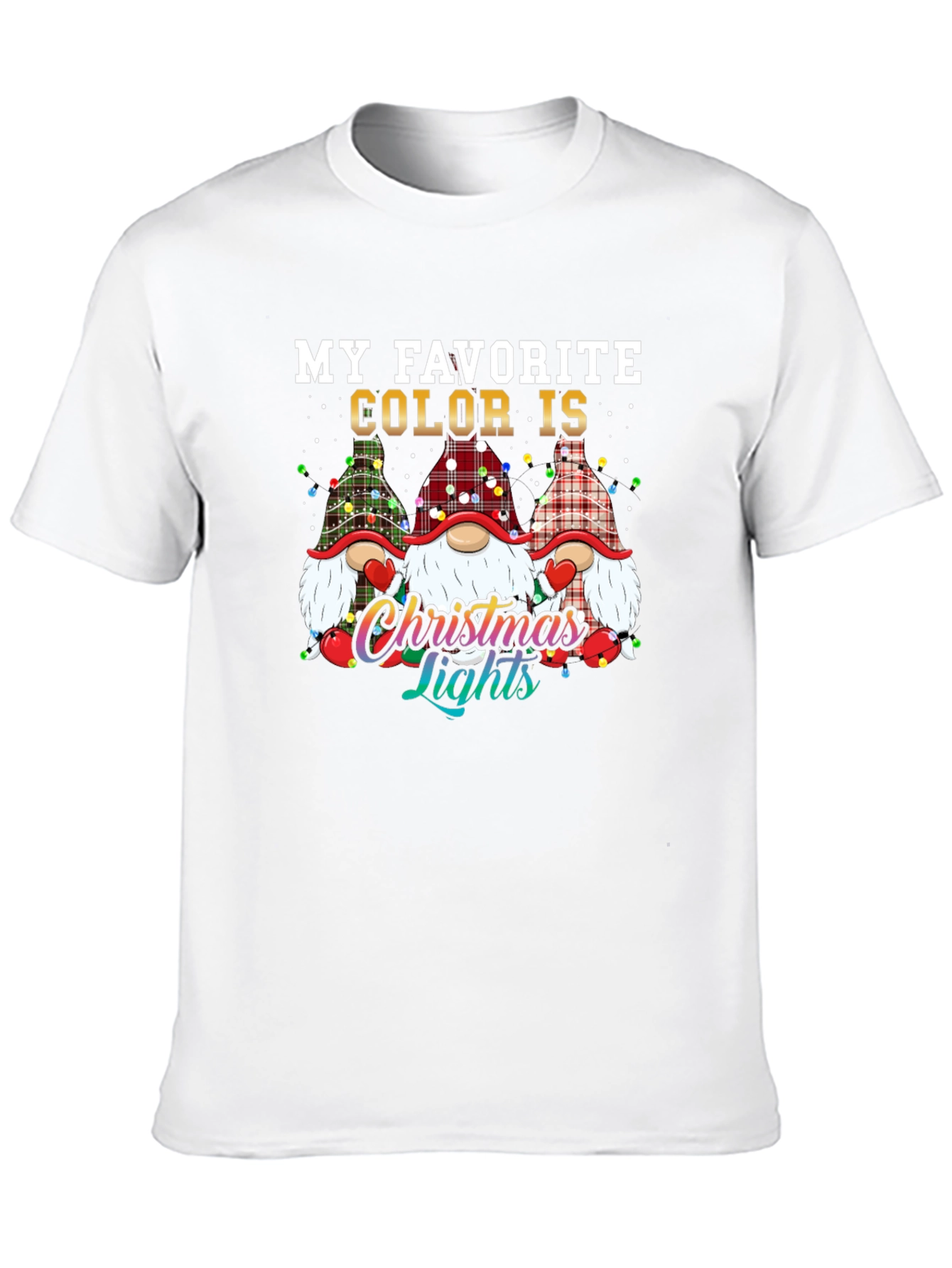 Christmas Lights Gnomes T-Shirt