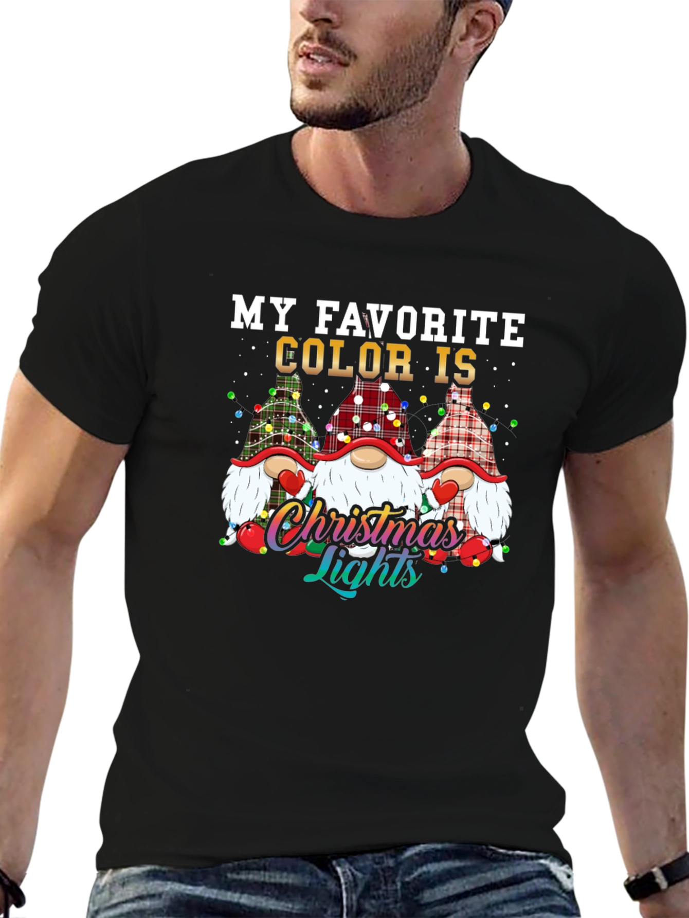 Christmas Lights Gnomes T-Shirt