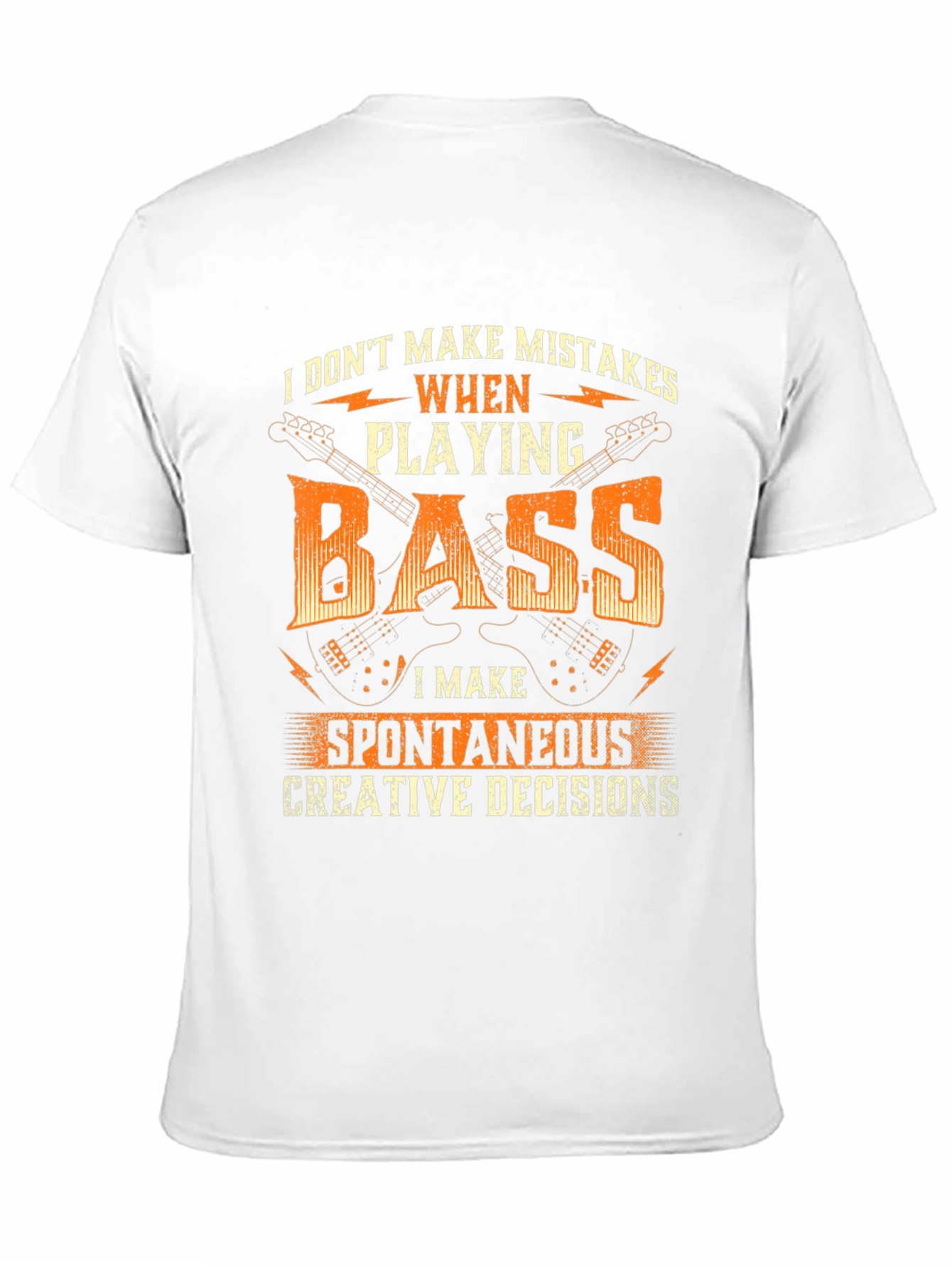 Bass Player Graphic Tee - Spontaneous Creative Decisions