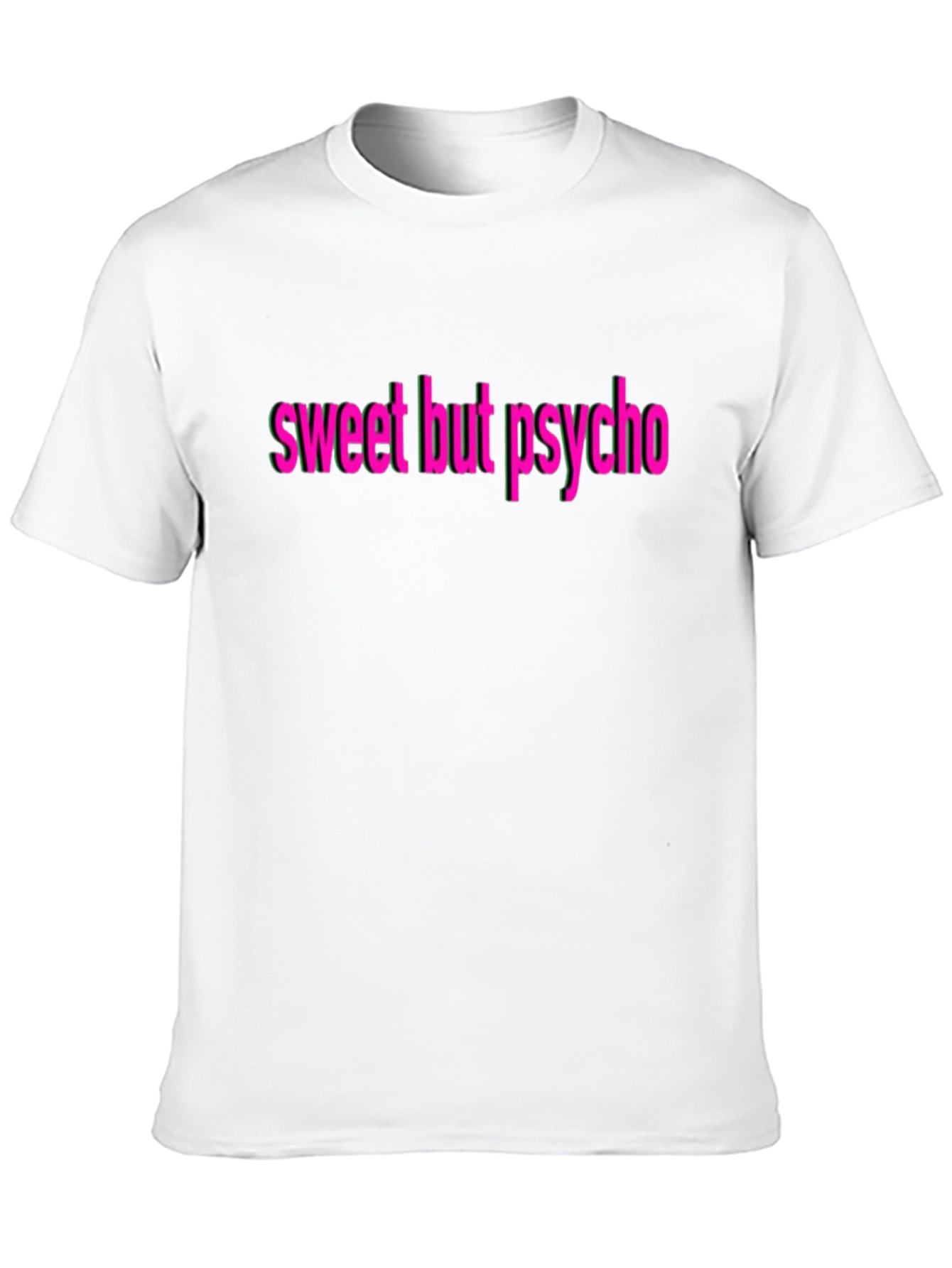 Sweet But Psycho T-Shirt - Black Cotton Blend