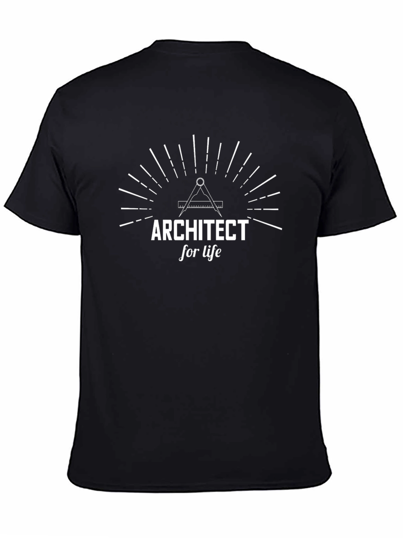 Architect for Life T-Shirt - Black Design