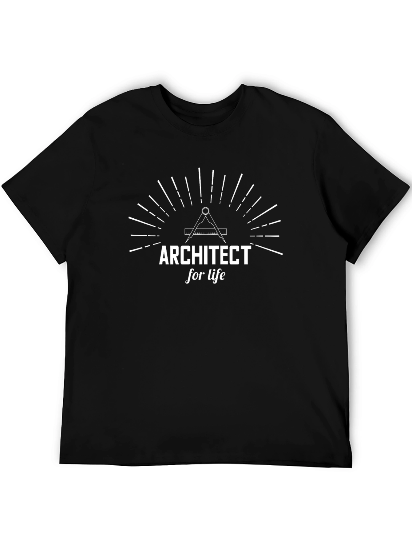 Architect for Life T-Shirt - Black Design