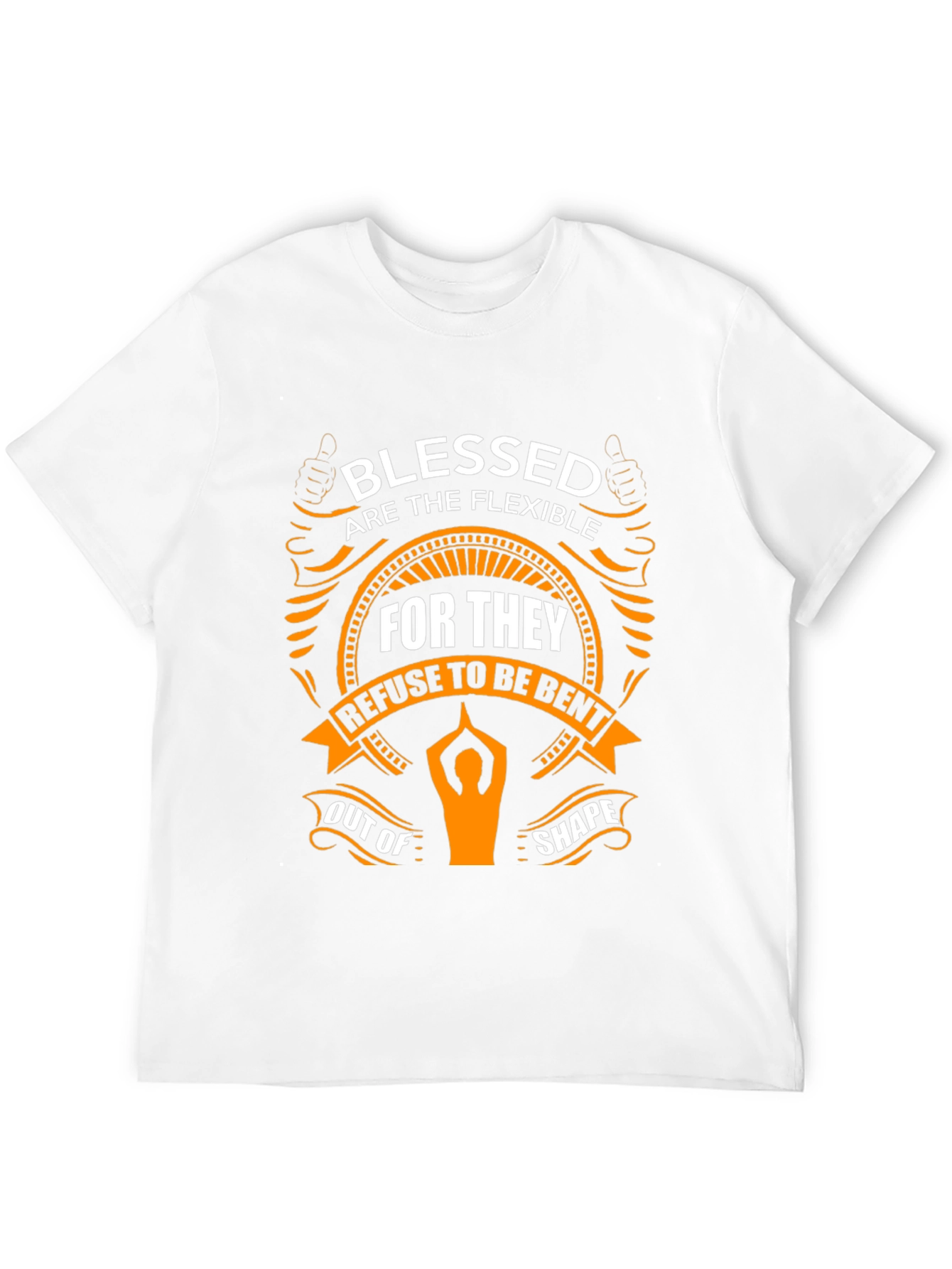 Blessed Flexible Yoga Black T-Shirt