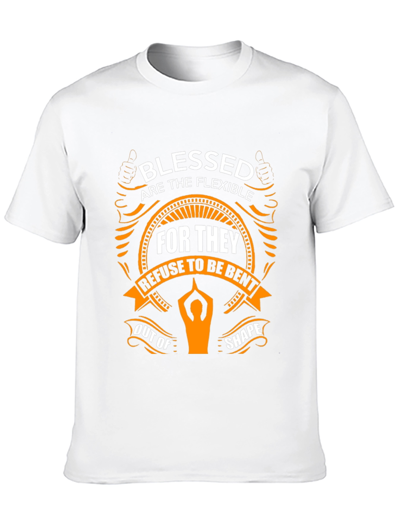 Blessed Flexible Yoga Black T-Shirt