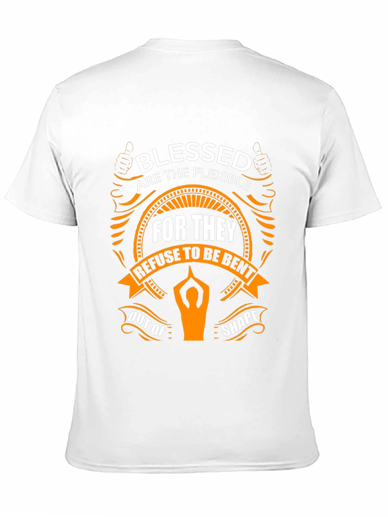 Blessed Flexible Yoga Black T-Shirt