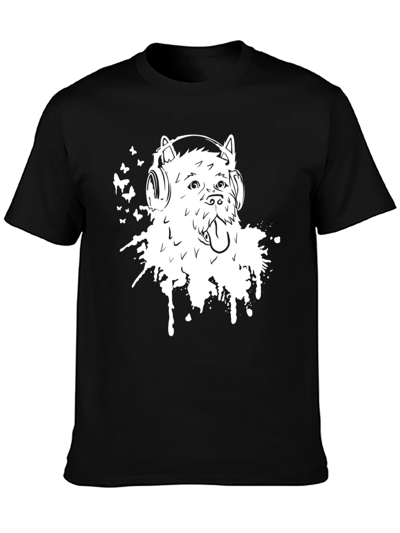 Dog DJ Graphic Tee - Trendy Music Lover Style