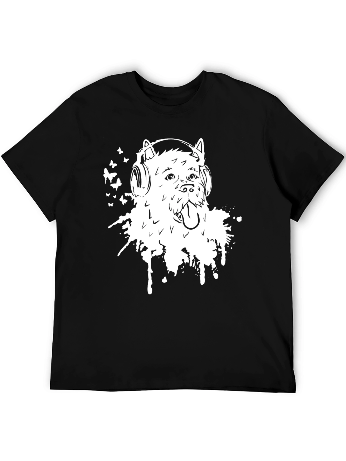 Dog DJ Graphic Tee - Trendy Music Lover Style