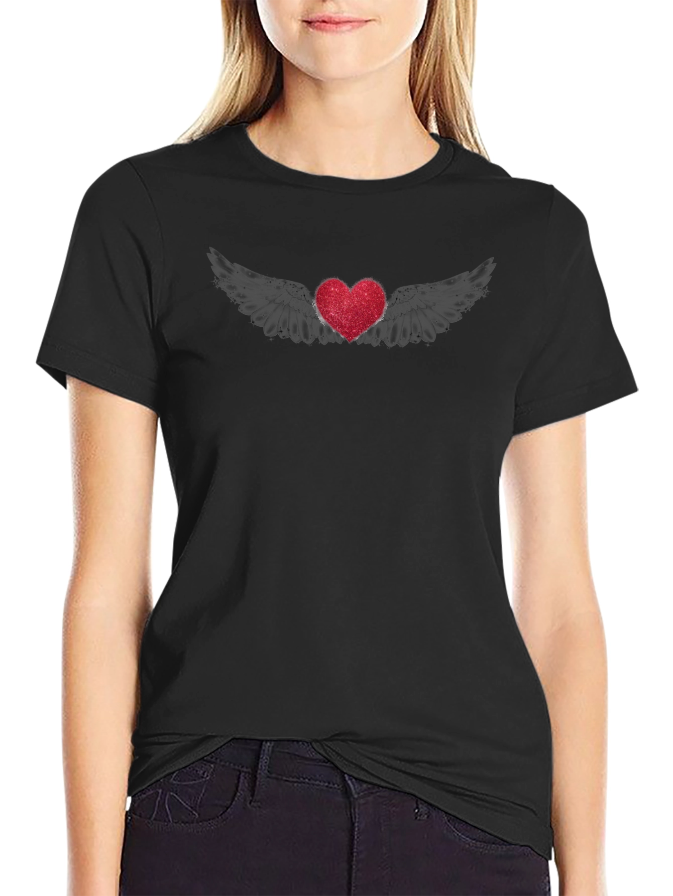 Heart with Wings Graphic Tee