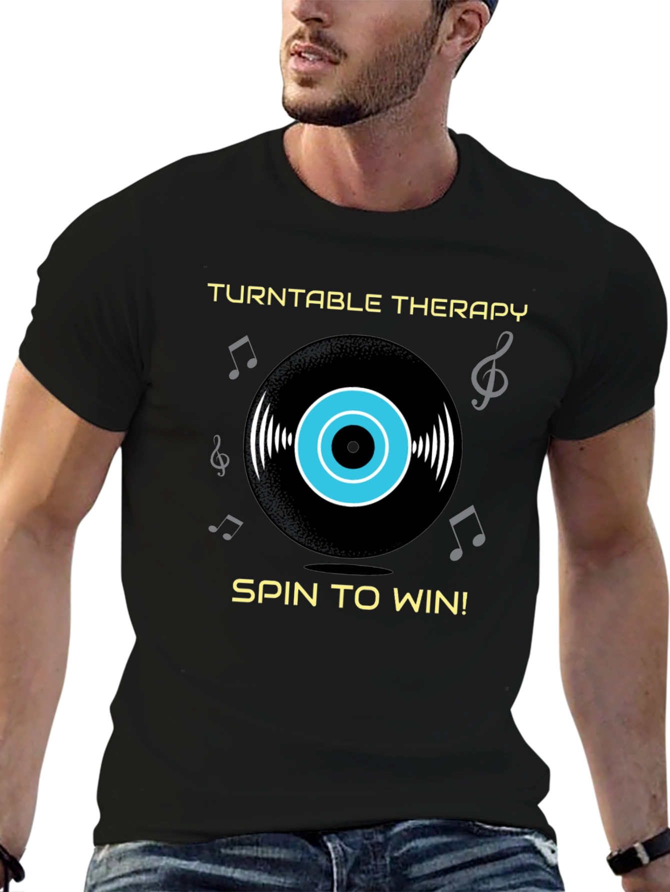 Turntable Therapy Graphic T-Shirt