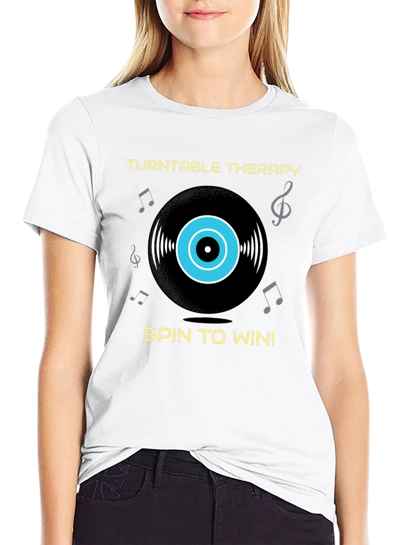 Turntable Therapy Graphic T-Shirt