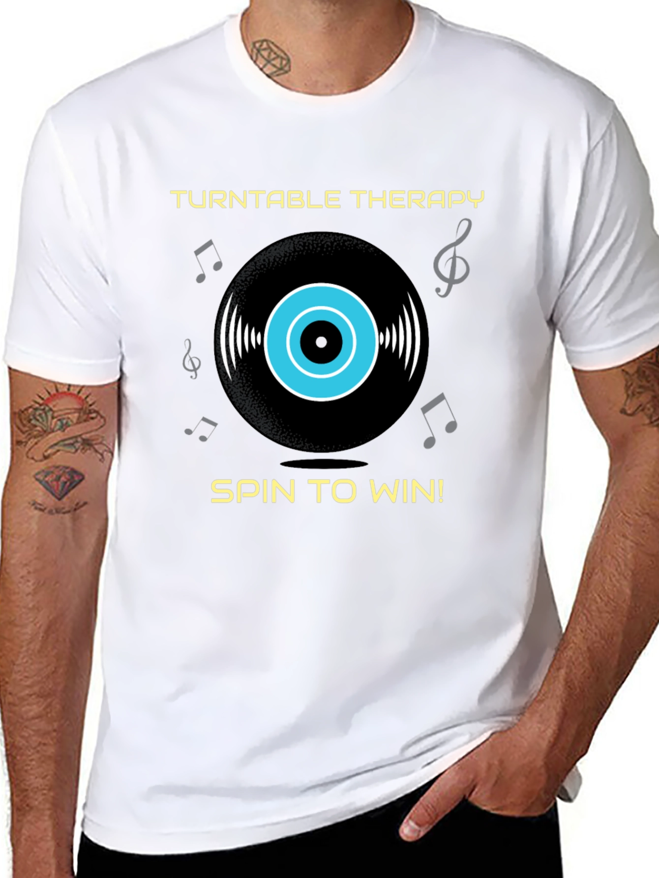 Turntable Therapy Graphic T-Shirt
