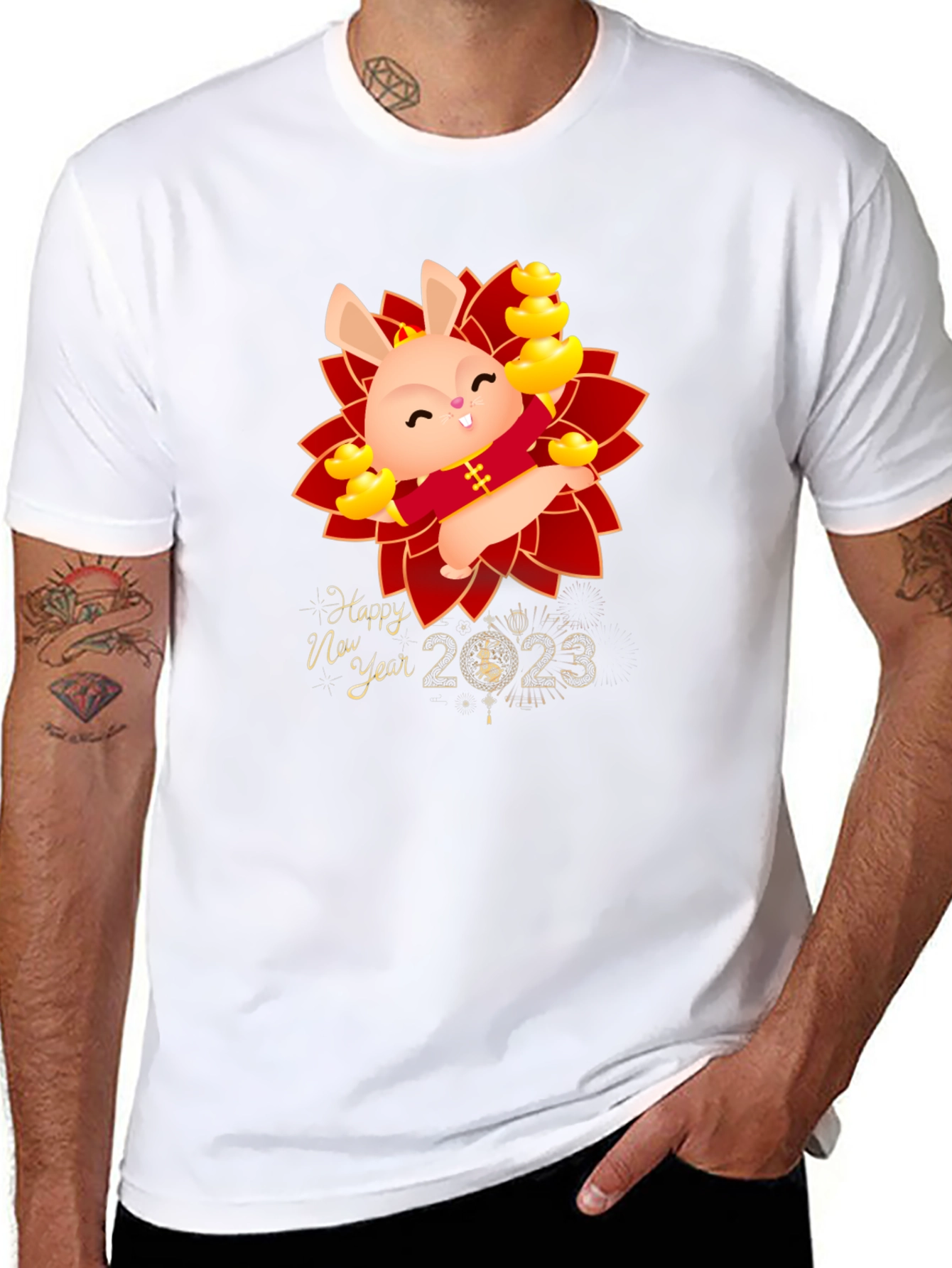 Happy New Year 2023 Rabbit T-Shirt