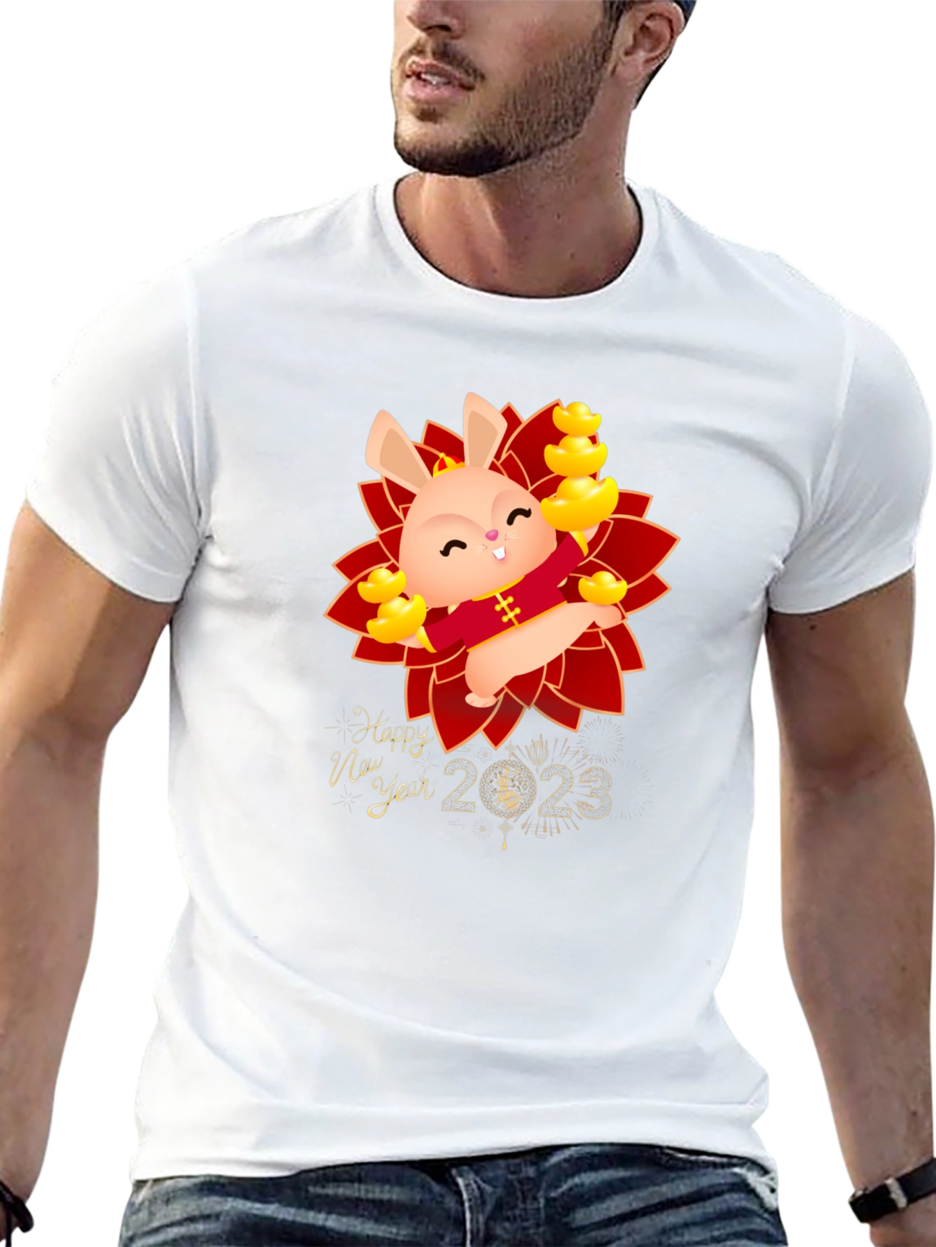 Happy New Year 2023 Rabbit T-Shirt