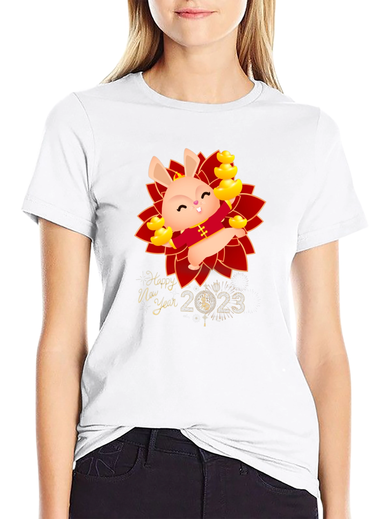 Happy New Year 2023 Rabbit T-Shirt