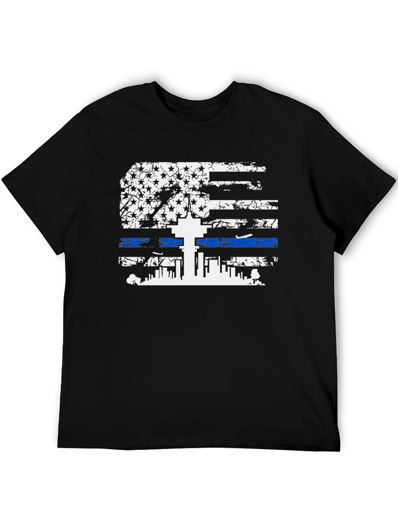 Thin Blue Line Flag T-Shirt