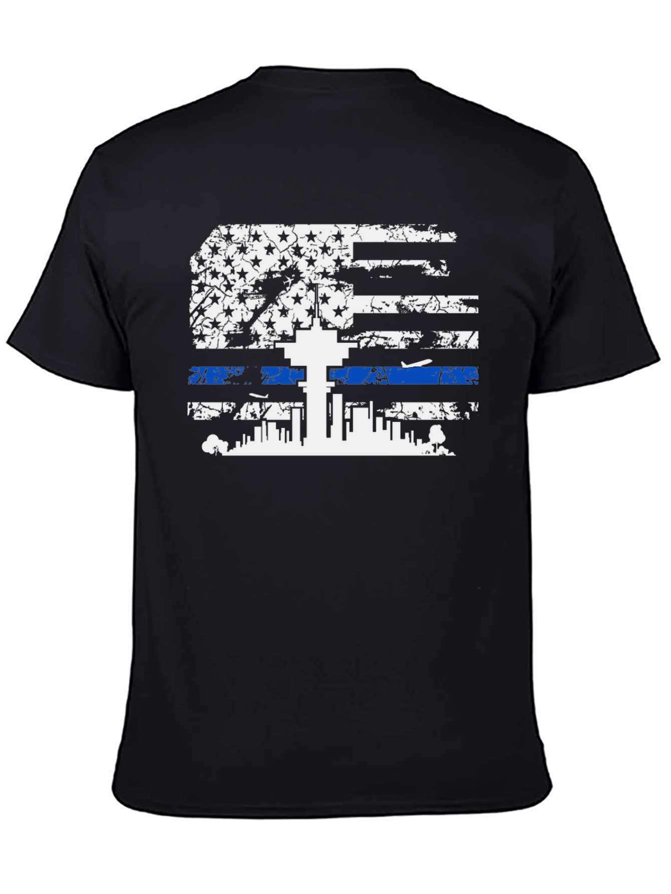 Thin Blue Line Flag T-Shirt