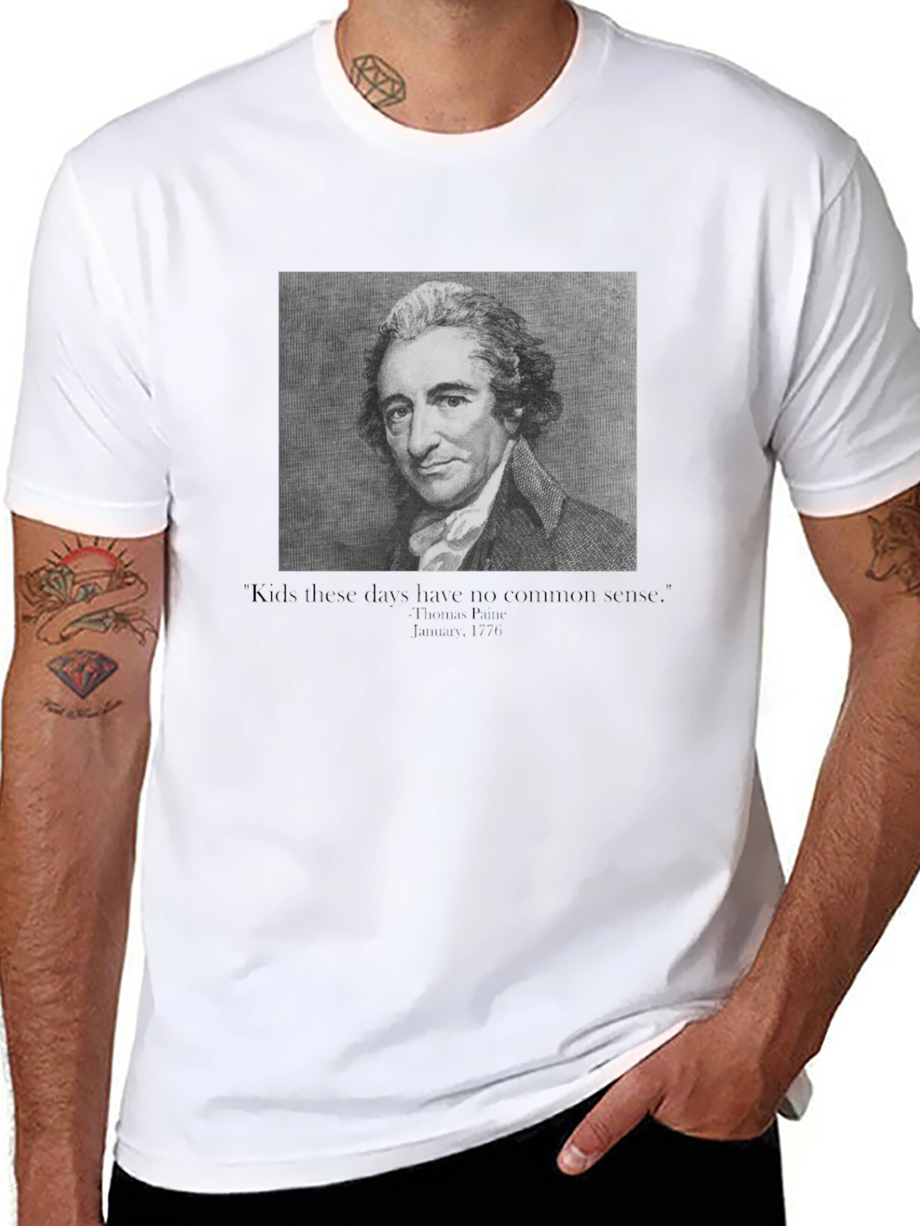 Thomas Paine Quote Graphic Tee