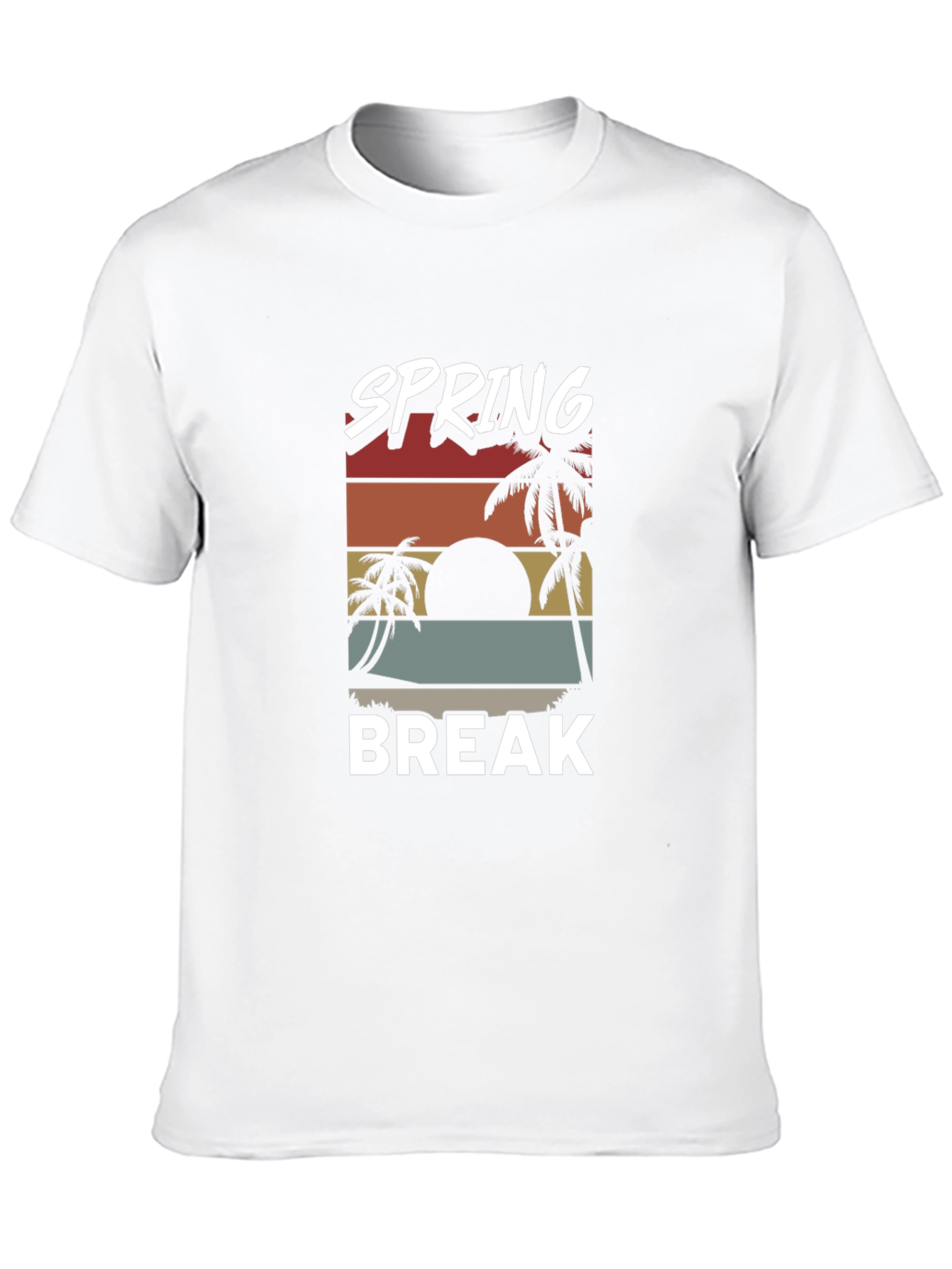 Spring Break Retro Graphic T-Shirt