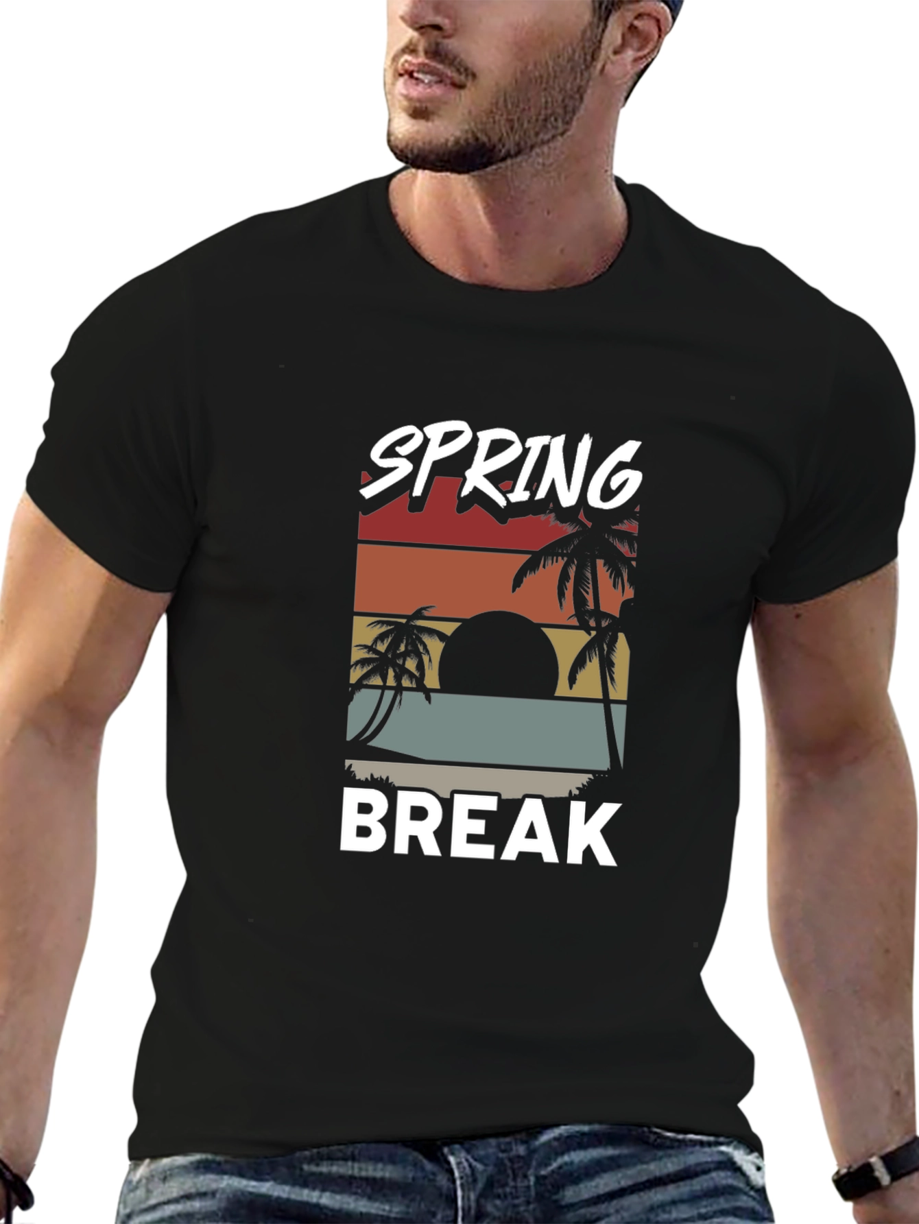 Spring Break Retro Graphic T-Shirt