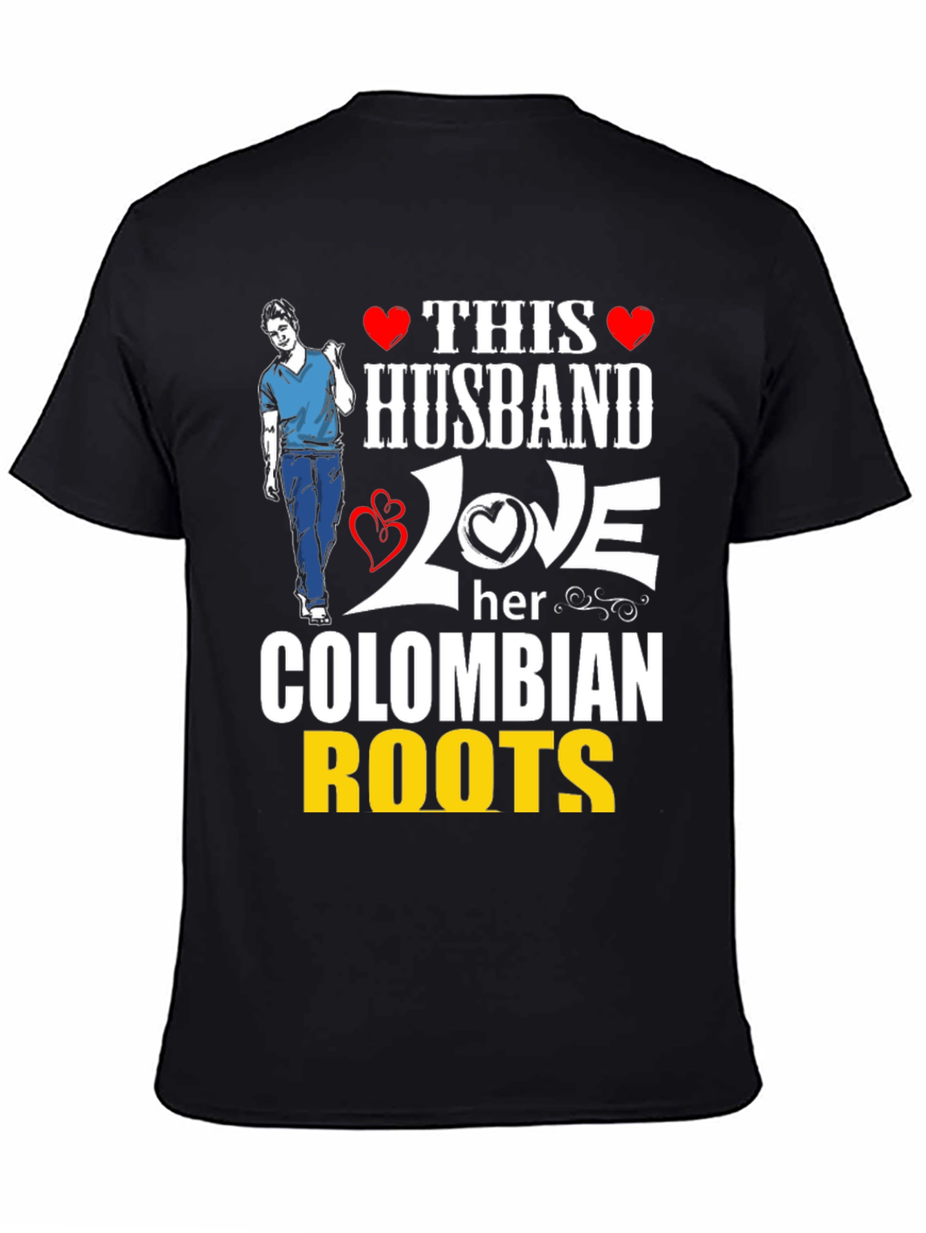 Colombian Roots Husband T-Shirt