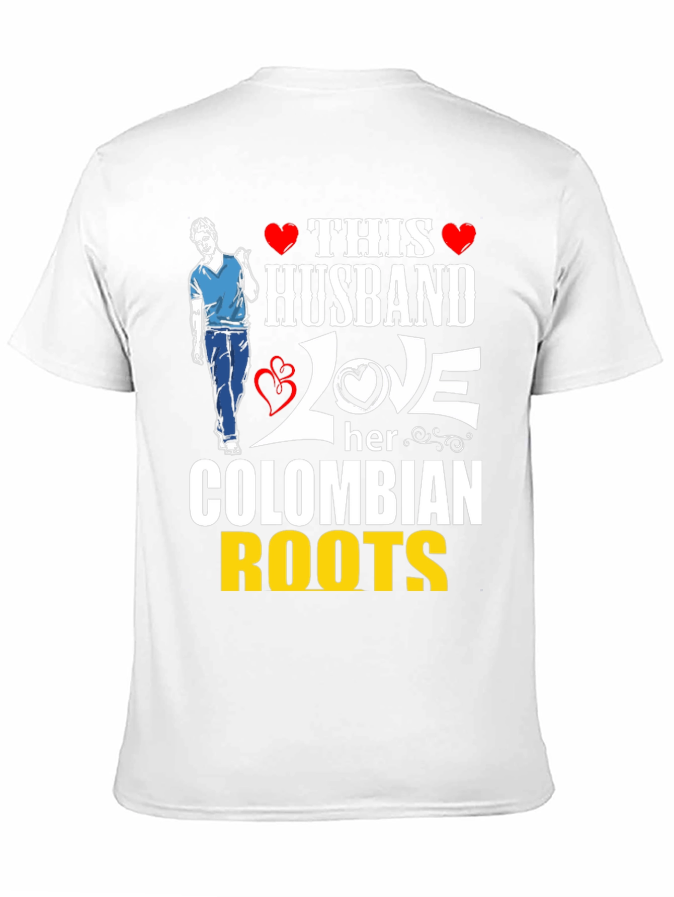 Colombian Roots Husband T-Shirt