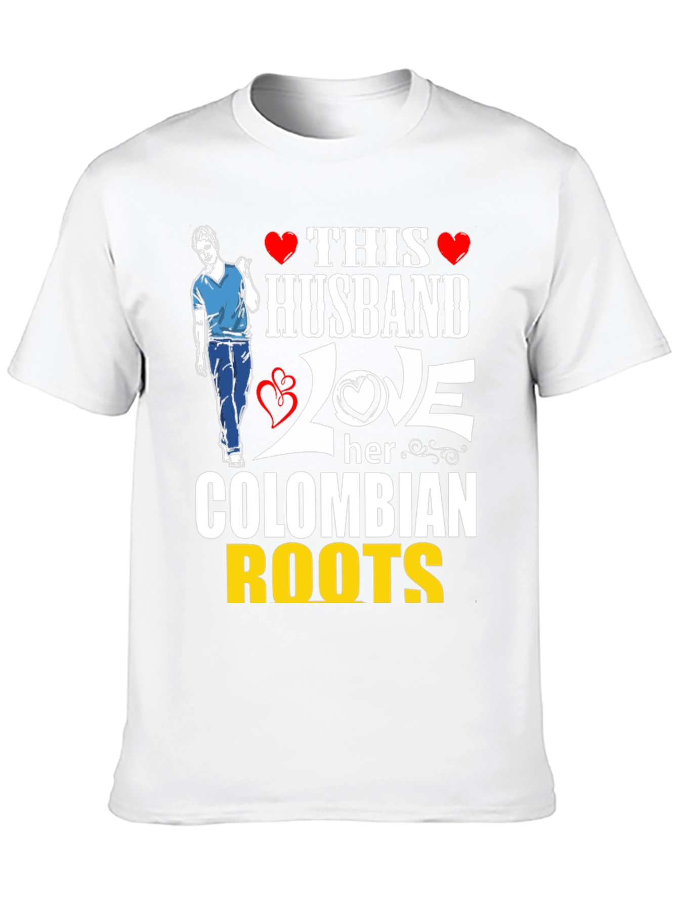 Colombian Roots Husband T-Shirt