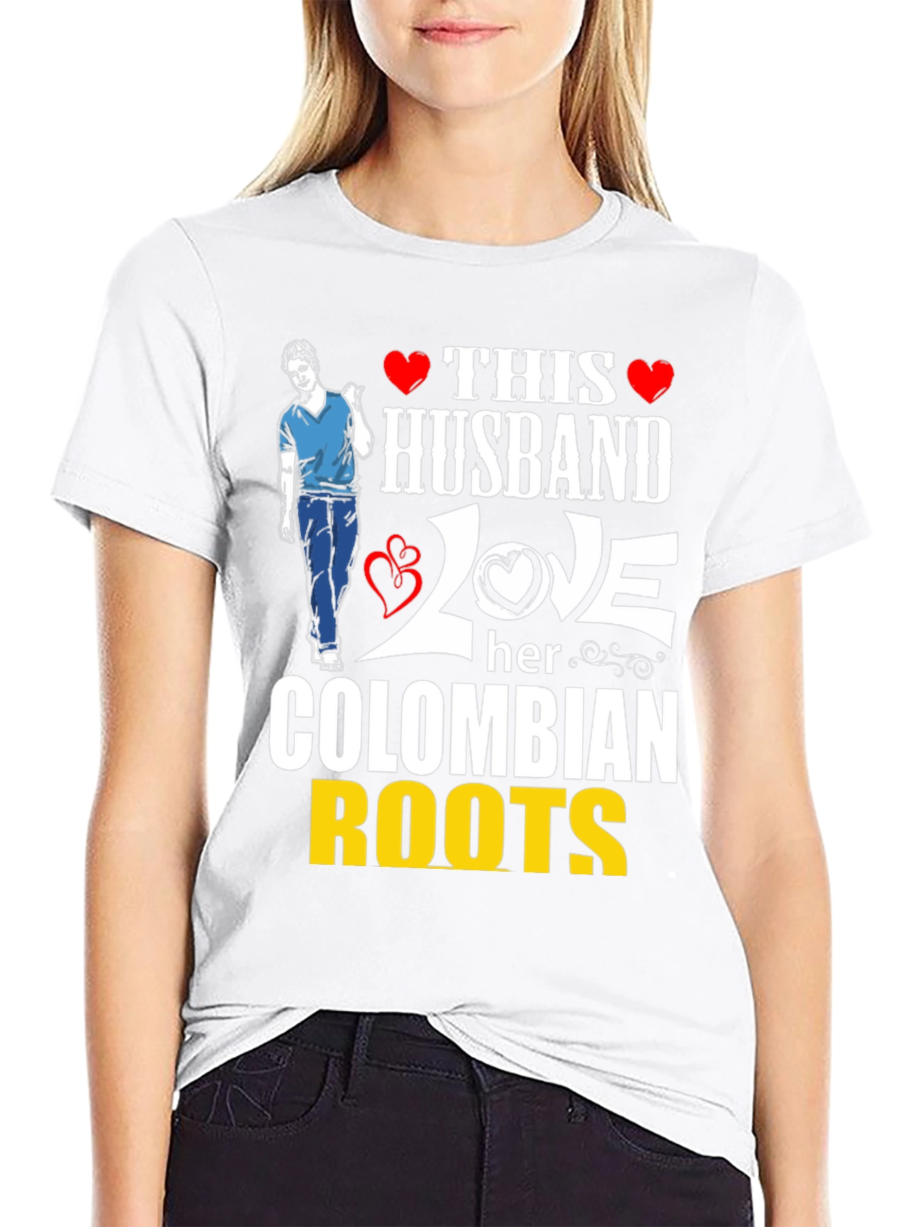 Colombian Roots Husband T-Shirt