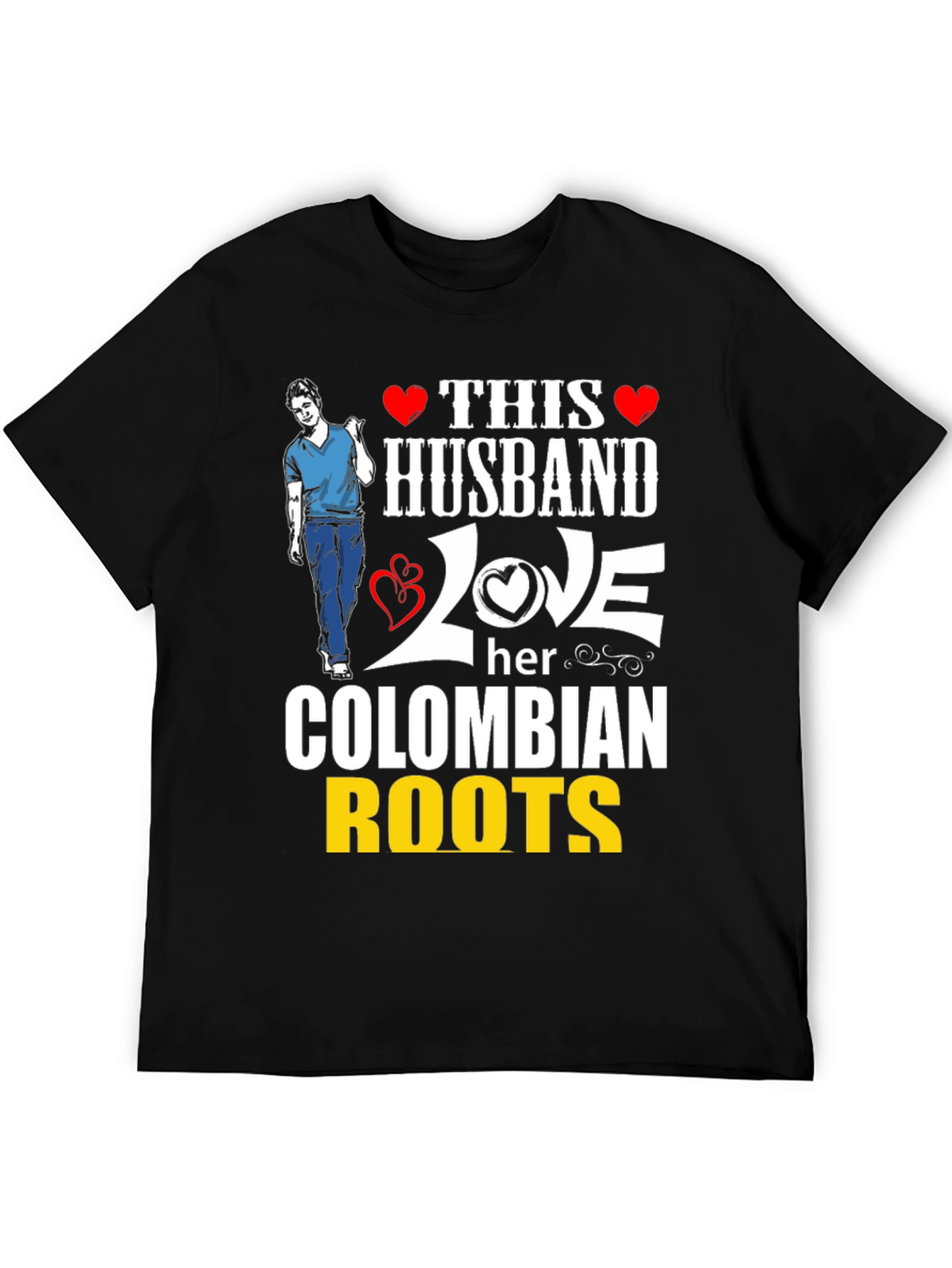 Colombian Roots Husband T-Shirt