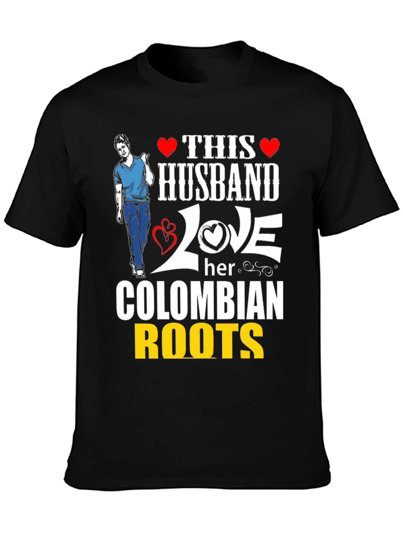 Colombian Roots Husband T-Shirt