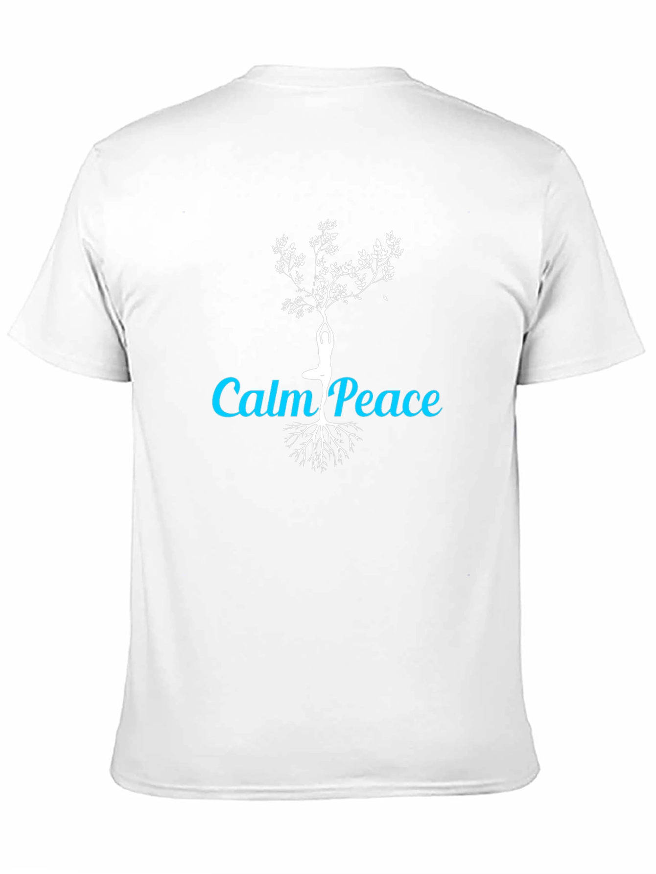 Calm Peace Yoga Tree Graphic T-Shirt
