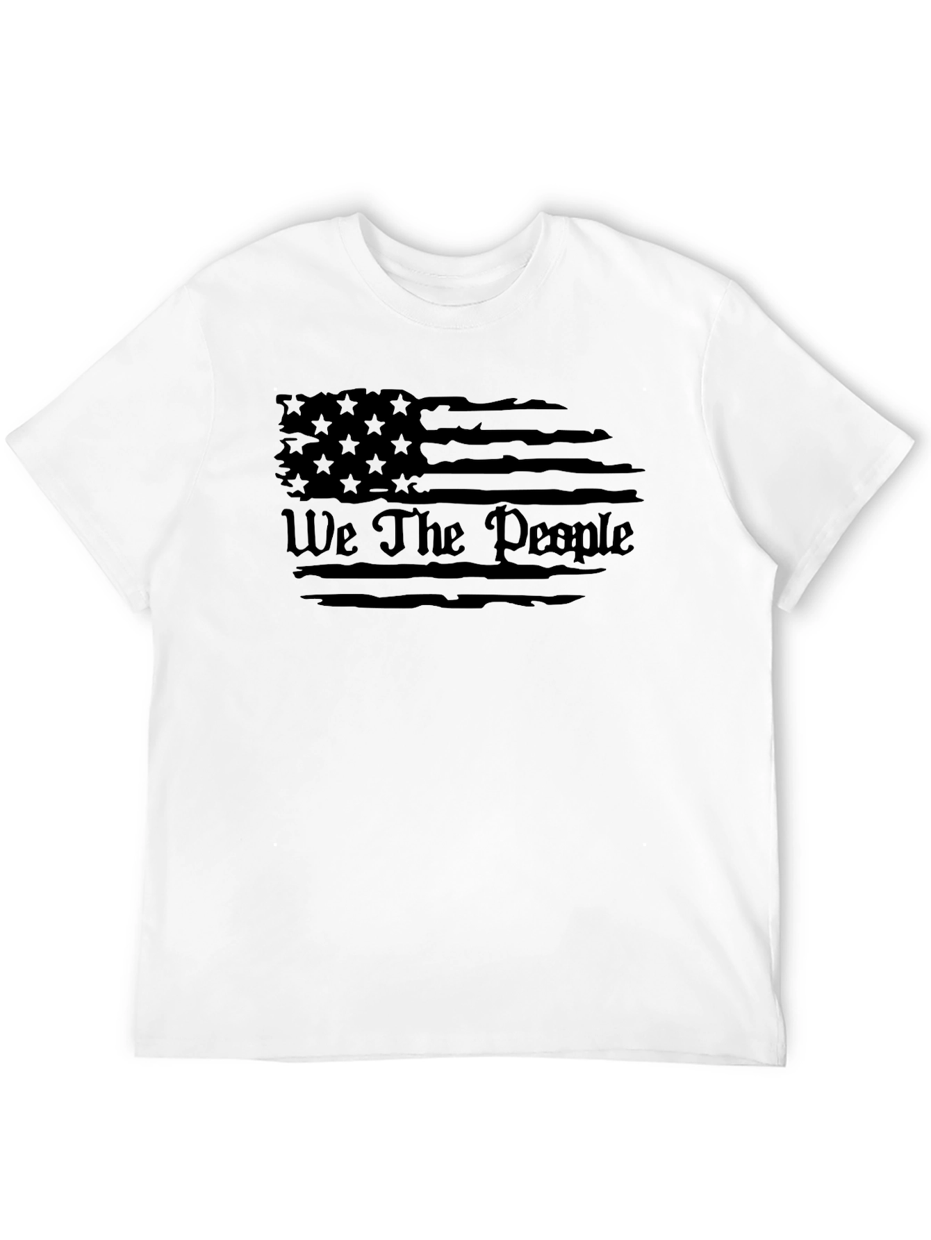 We The People Flag T-Shirt - Patriotic Graphic Tee