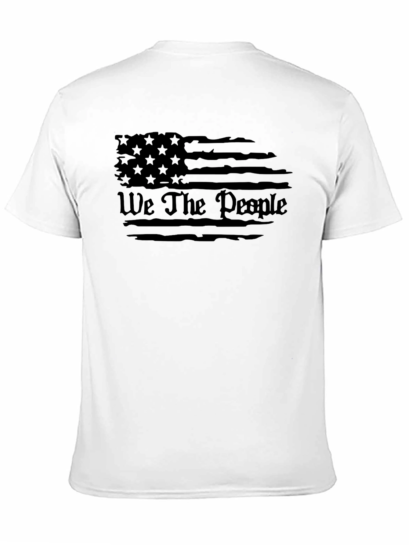 We The People Flag T-Shirt - Patriotic Graphic Tee