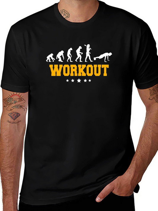 Workout Evolution Black T-Shirt