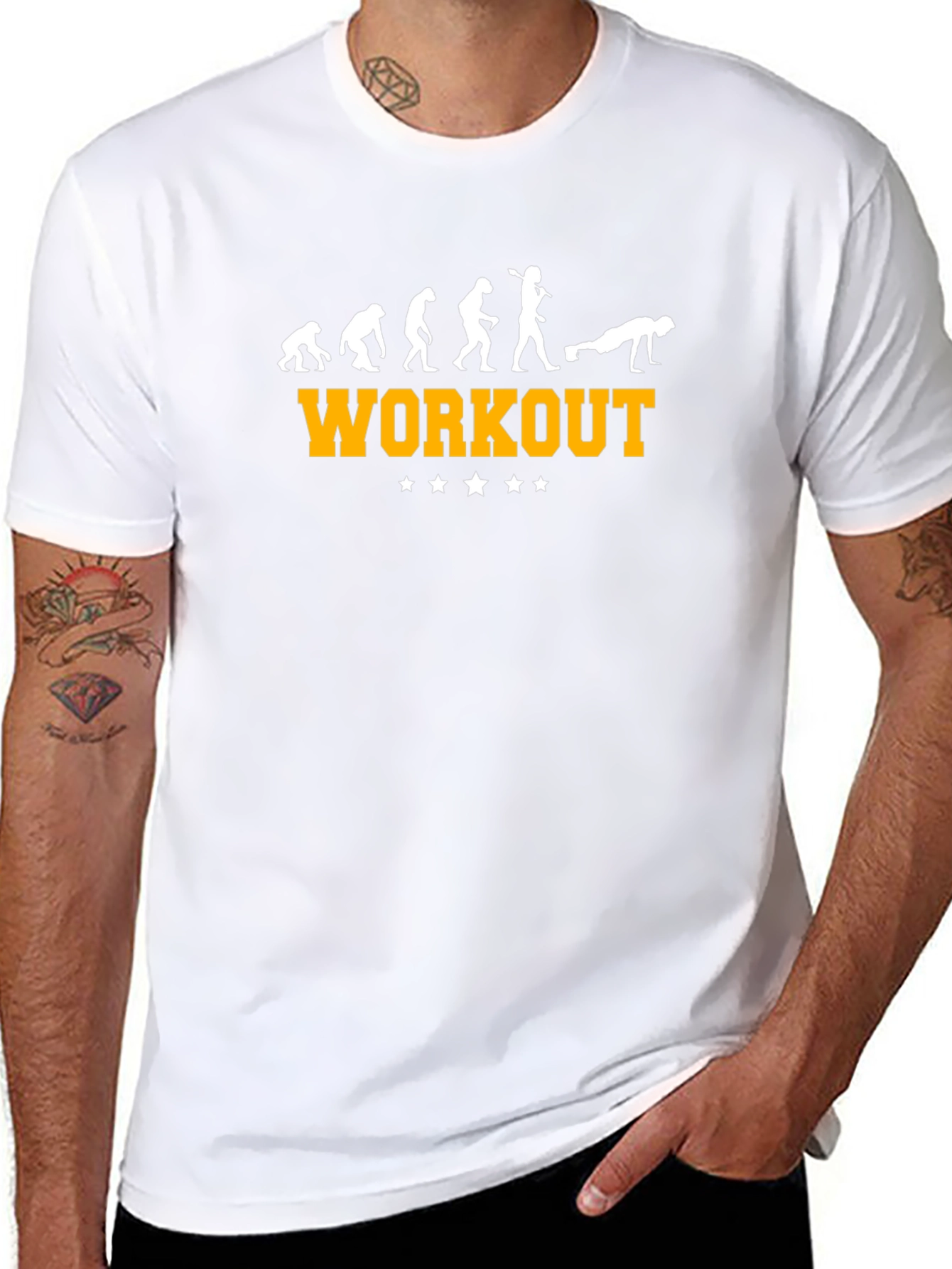 Workout Evolution Black T-Shirt