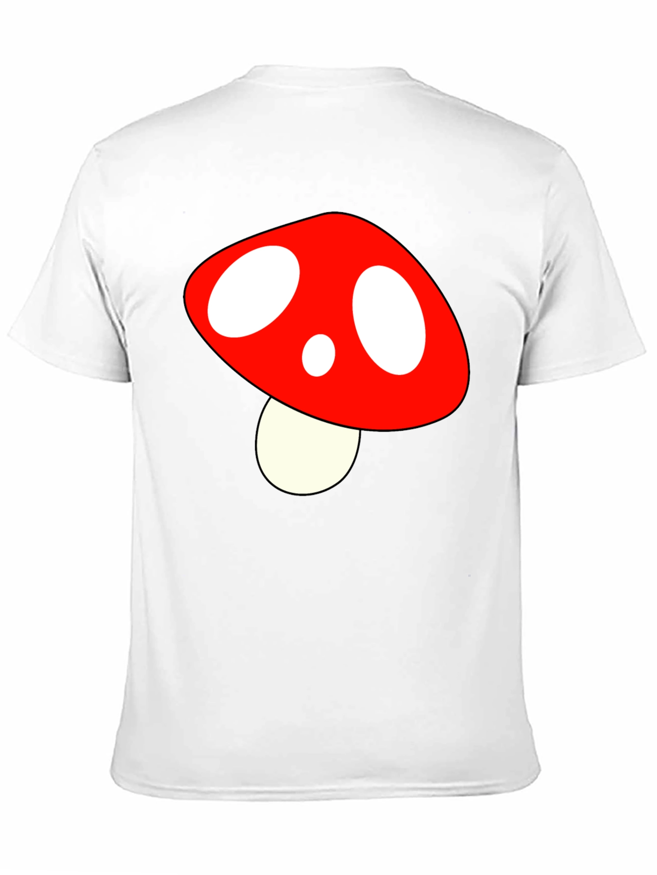 Mushroom Graphic Tee - Fun Stylish Black T-Shirt
