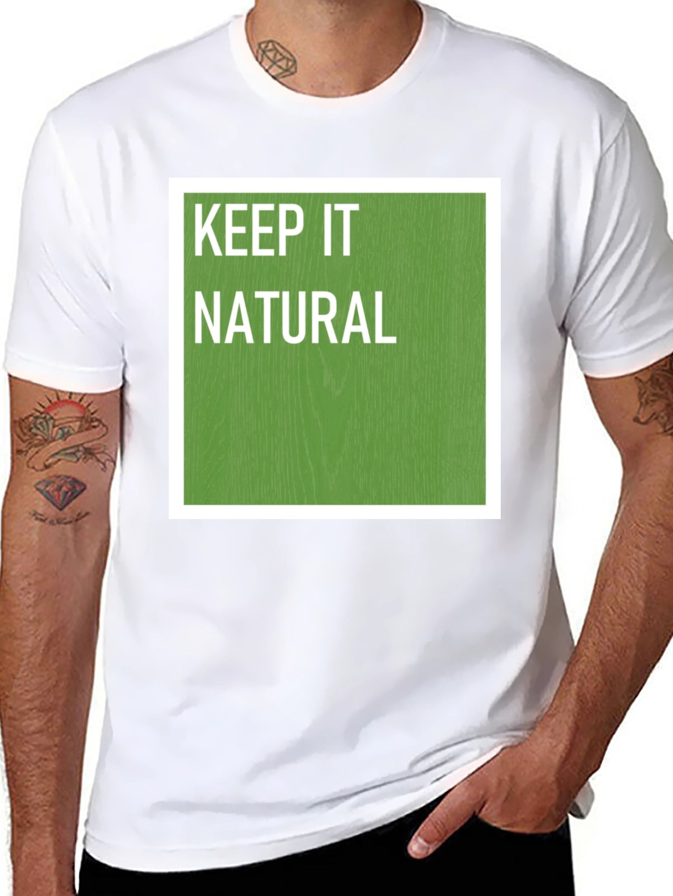Keep it Natural T-Shirt Soft Cotton Tee