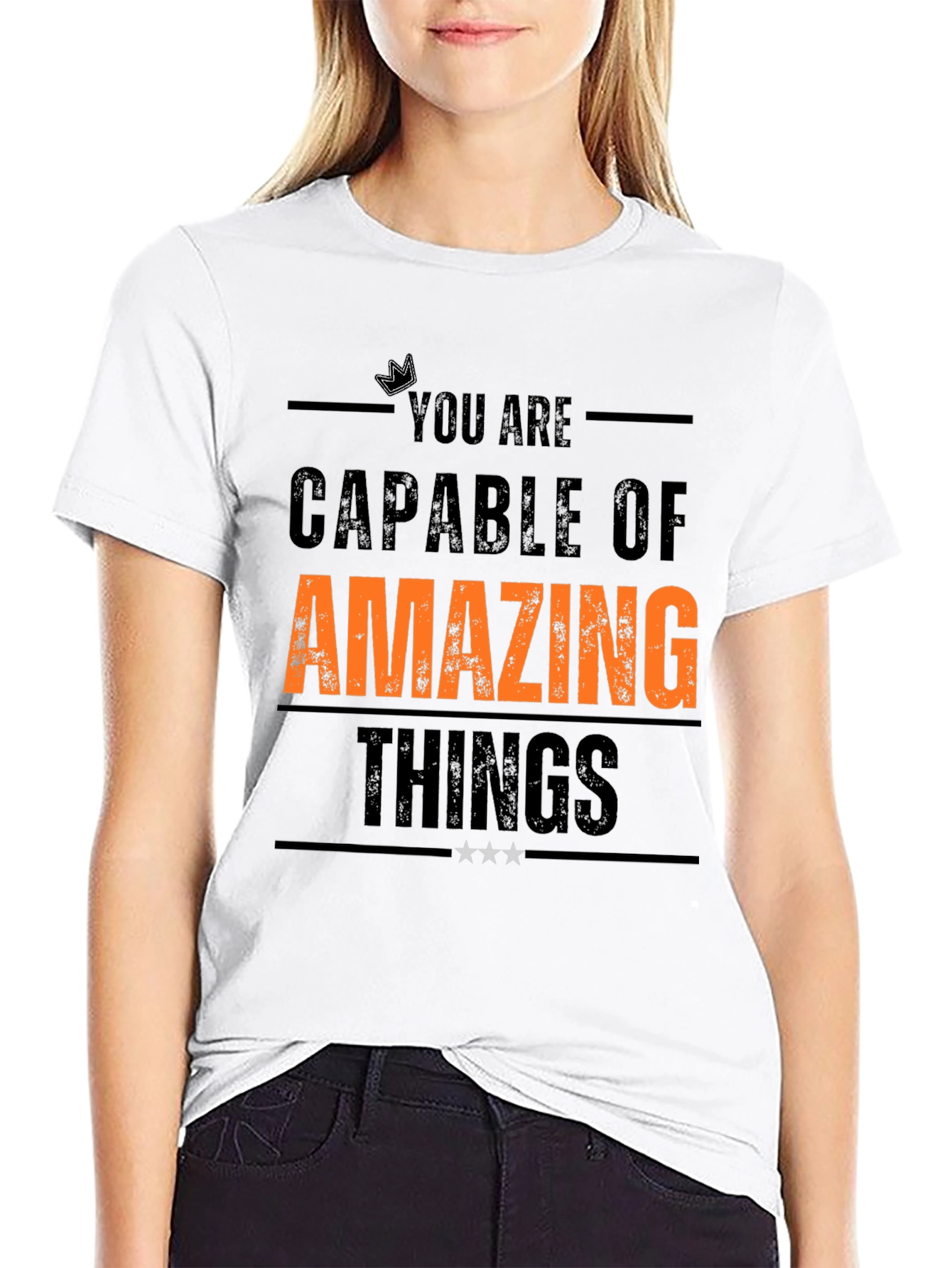 Inspirational T-Shirt: You Are Capable of Amazing Things