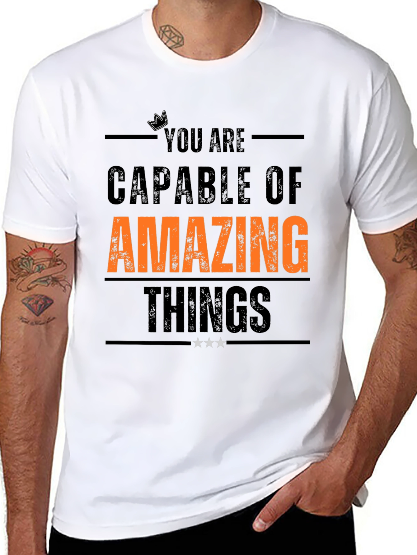 Inspirational T-Shirt: You Are Capable of Amazing Things